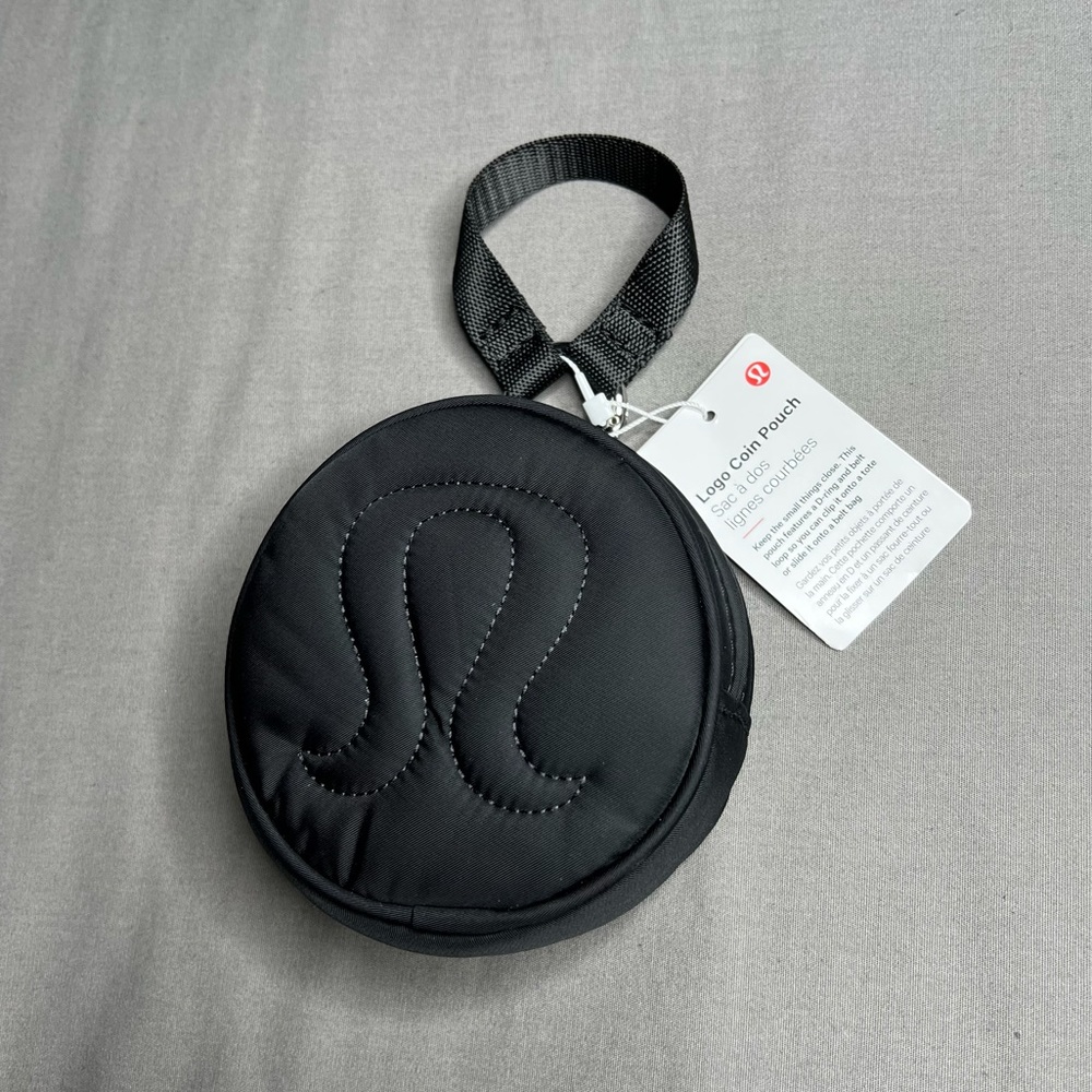 Lululemon Logo Coin Pouch NWT Black - Picture 7 of 15